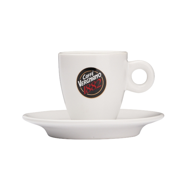 Vergnano White Espresso Cup